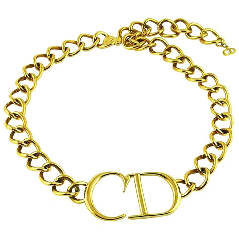 christian dior dainty necklace|christian dior necklace for sale.